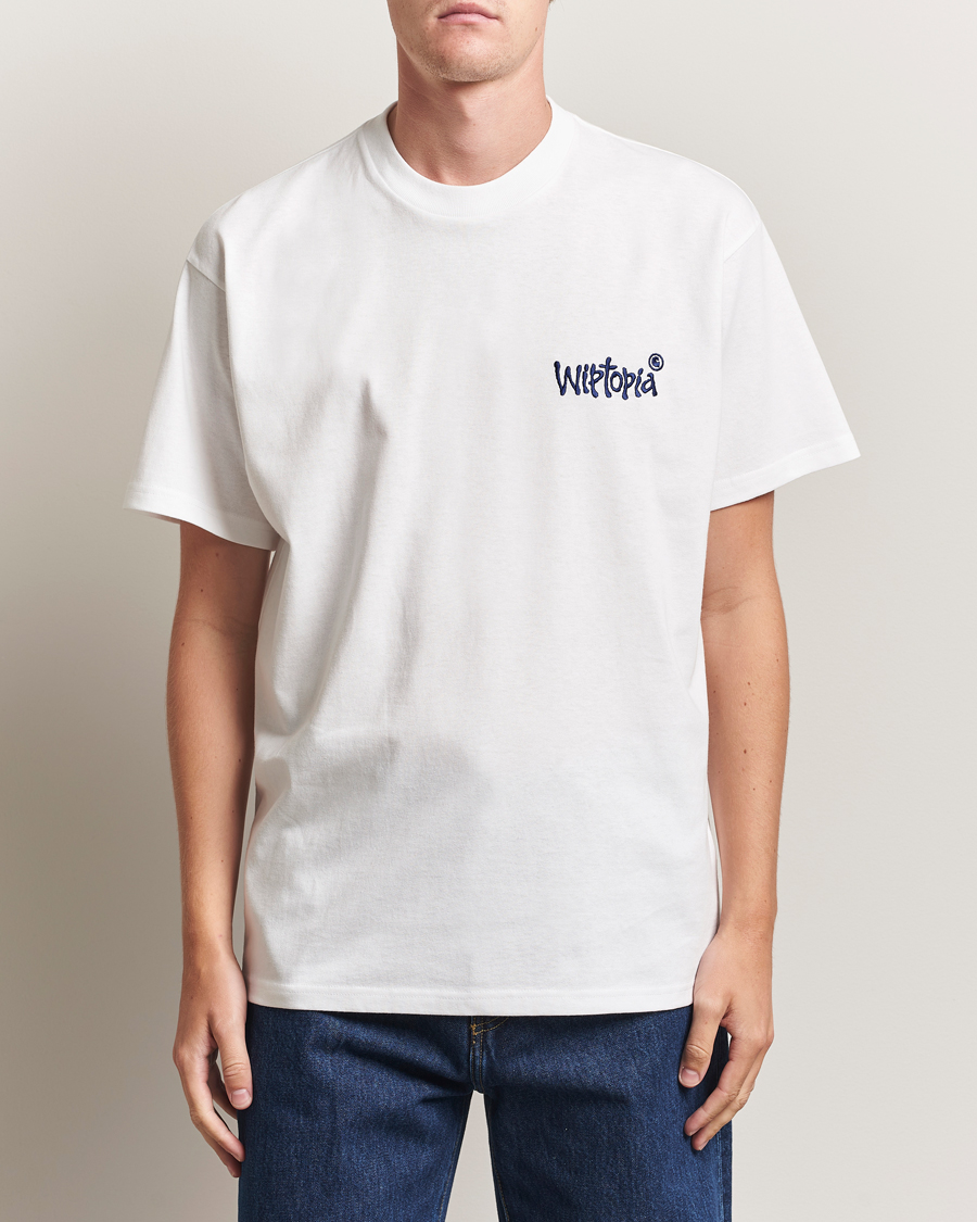 Homme | T-shirts | Carhartt WIP | Wiptopia Script T-Shirt White