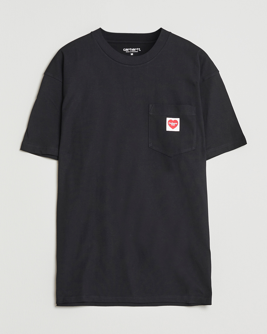 Homme | T-shirts | Carhartt WIP | Pocket Heart T-Shirt Black