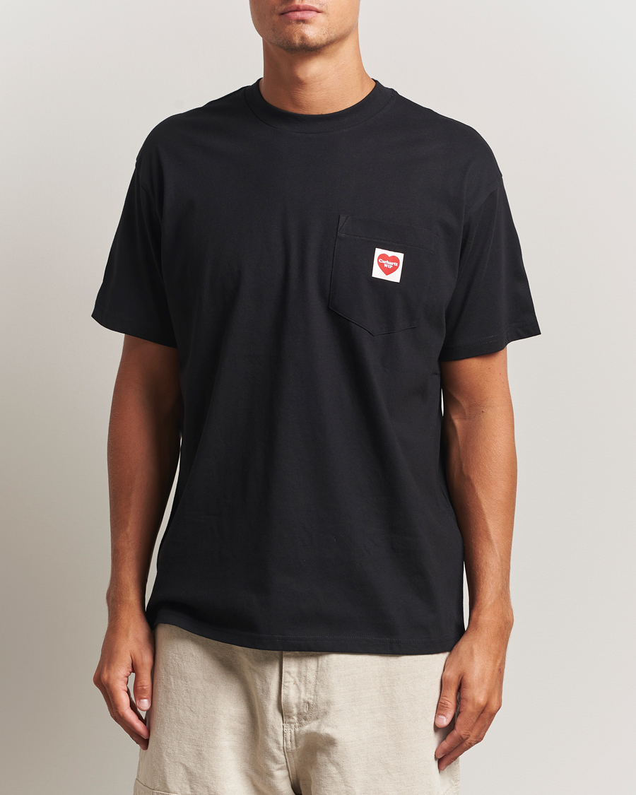 Homme | T-shirts | Carhartt WIP | Pocket Heart T-Shirt Black