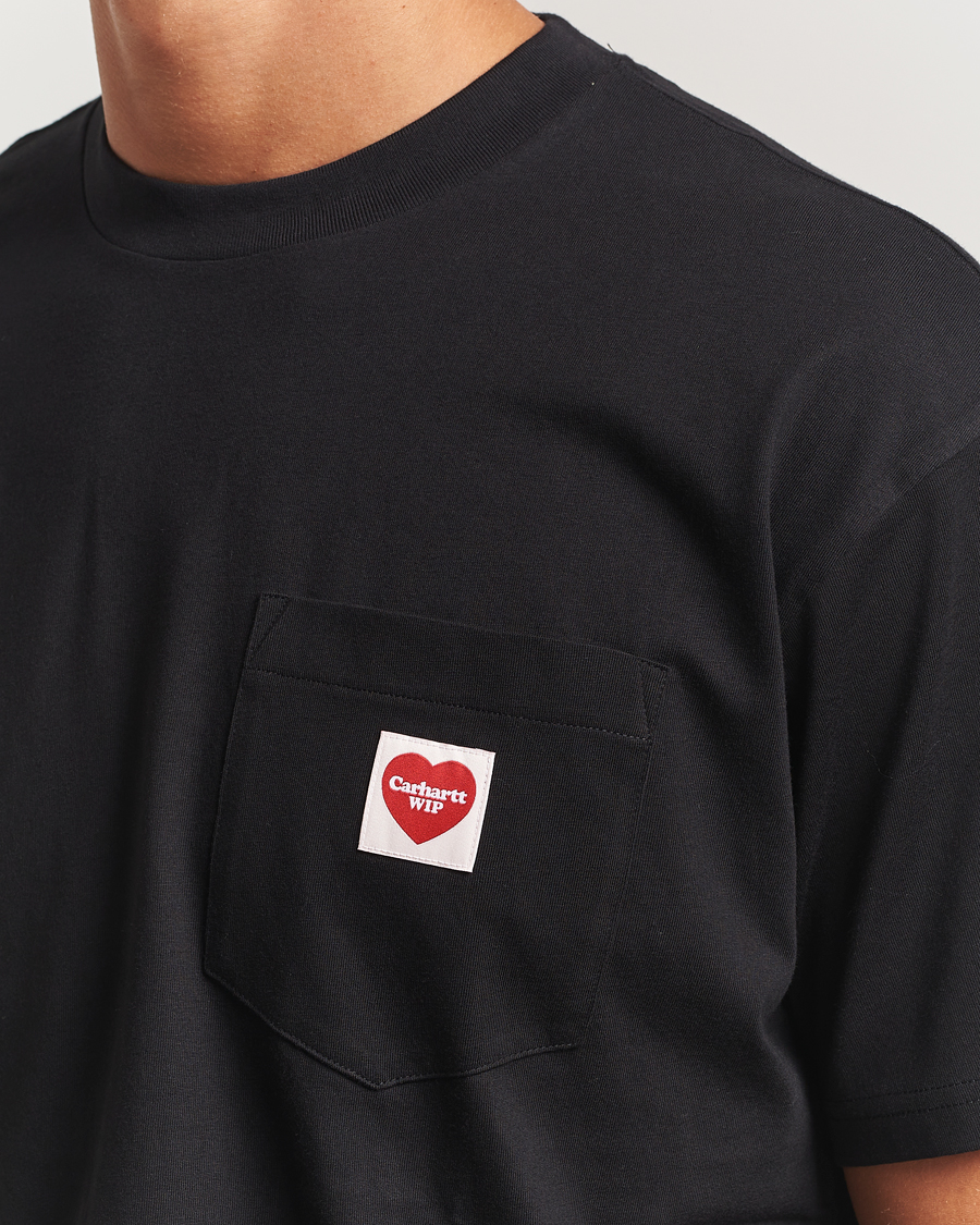 Homme | T-shirts | Carhartt WIP | Pocket Heart T-Shirt Black