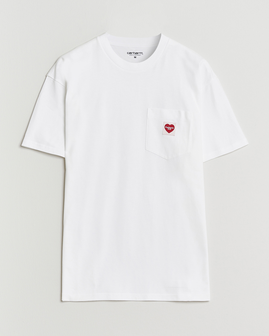 Homme | T-shirts | Carhartt WIP | Pocket Heart T-Shirt White