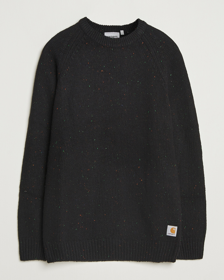 Homme | Pulls Et Tricots | Carhartt WIP | Anglistic Wool/Cotton Sweater Black