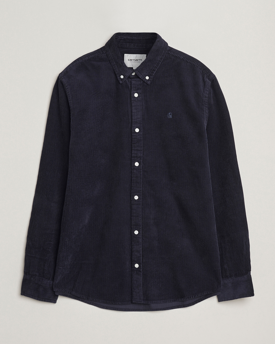 Heren | Overhemden | Carhartt WIP | Madison Cord Shirt Dark Navy