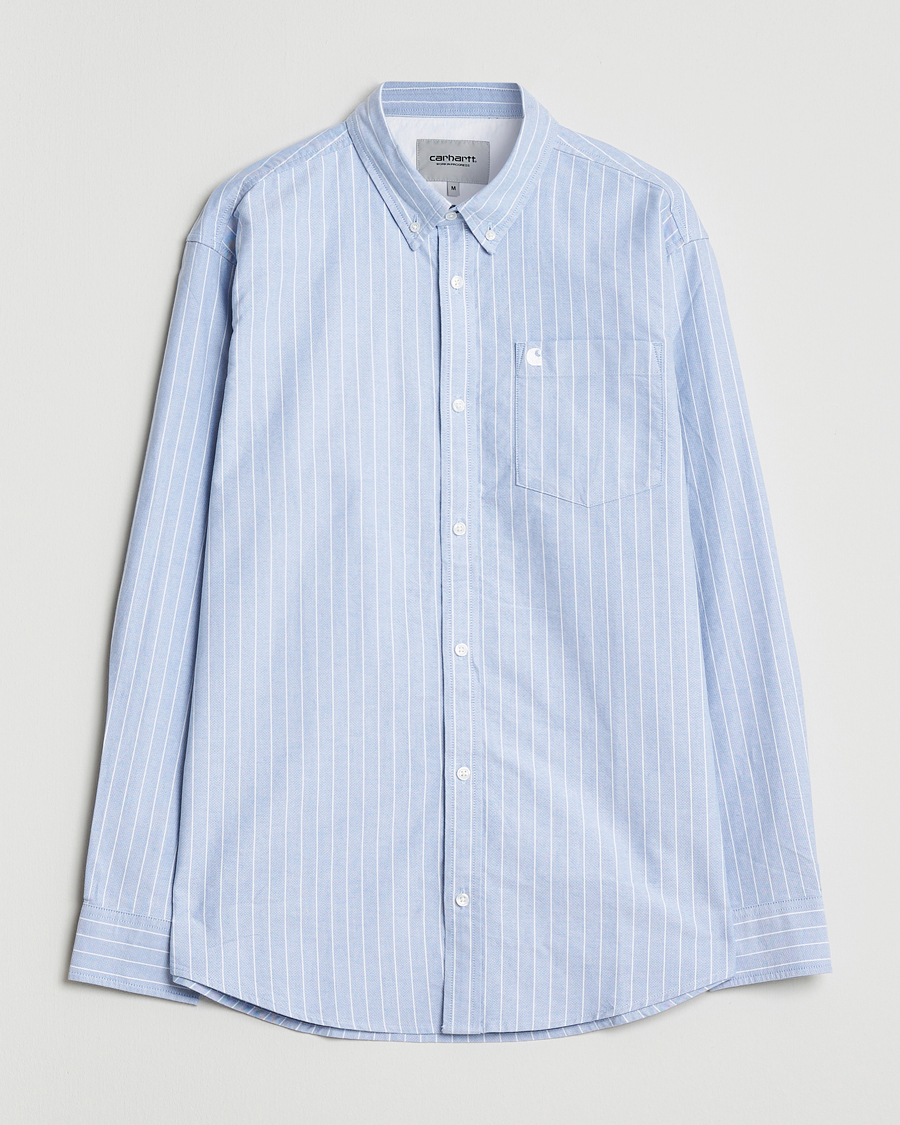 Homme | Chemises | Carhartt WIP | Cassel Striped Oxford Blue