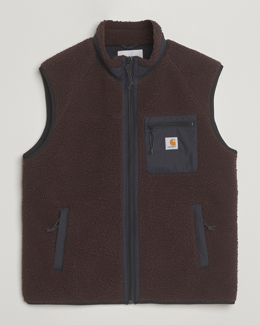 Heren | Jassen | Carhartt WIP | Prentis Pile Vest Palisander Brown