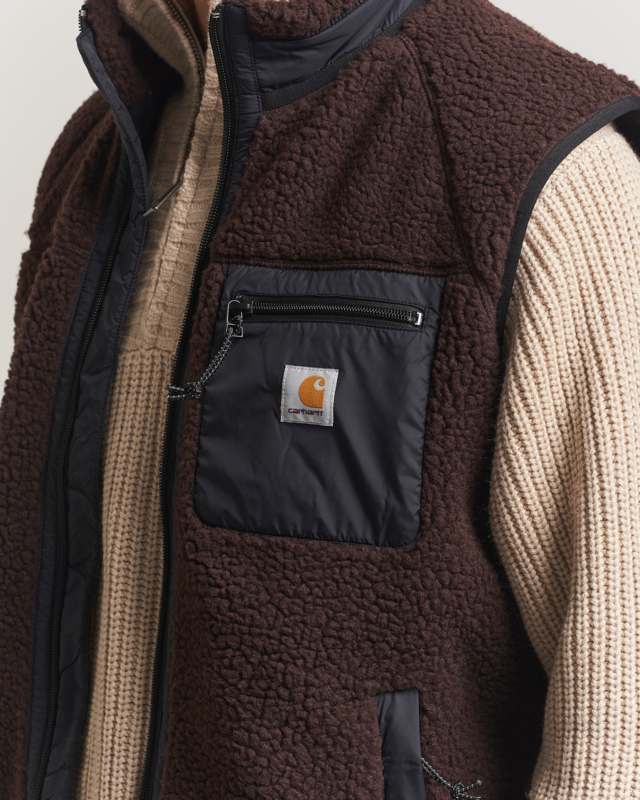 Heren | Jassen | Carhartt WIP | Prentis Pile Vest Palisander Brown