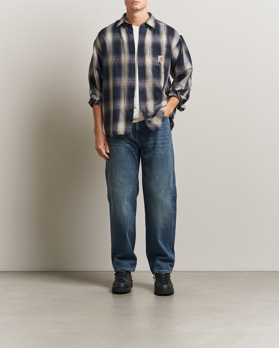 Heren | Broeken | Carhartt WIP | Aaron Pant Camano Denim Dark Used