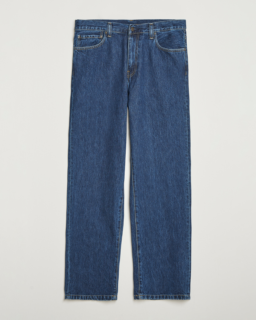 Heren | Jeans | Carhartt WIP | Aaron Pant Smith Denim Stone Wash