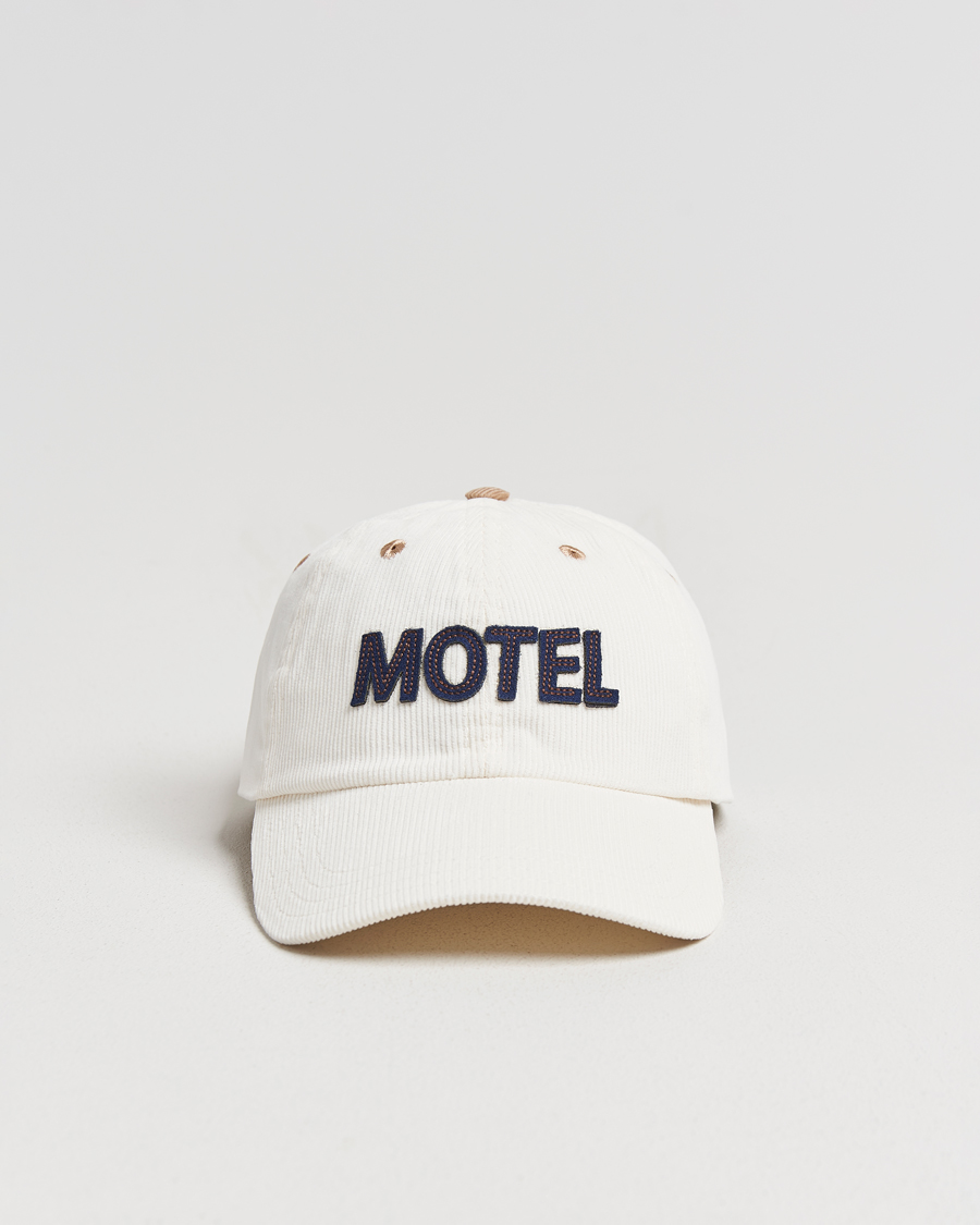Heren | Hoeden en petten | Drake's | Motel Felt Baseball Cap Ecru