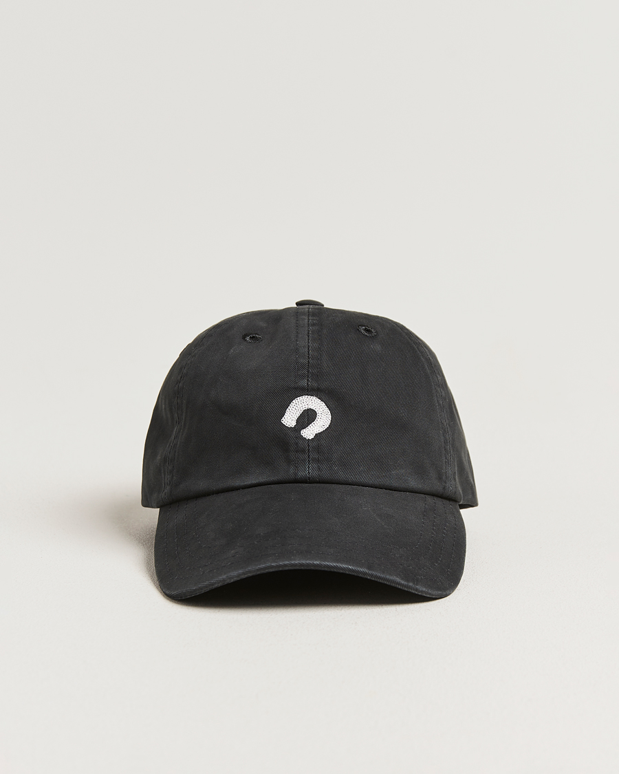 Homme | Bobs Et Casquettes | Drake's | Horseshoe Chainstitch Cap Black