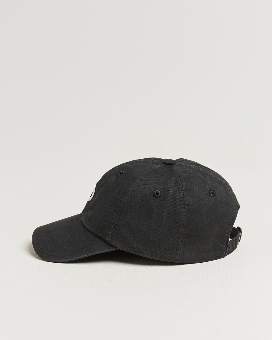 Homme | Bobs Et Casquettes | Drake's | Horseshoe Chainstitch Cap Black