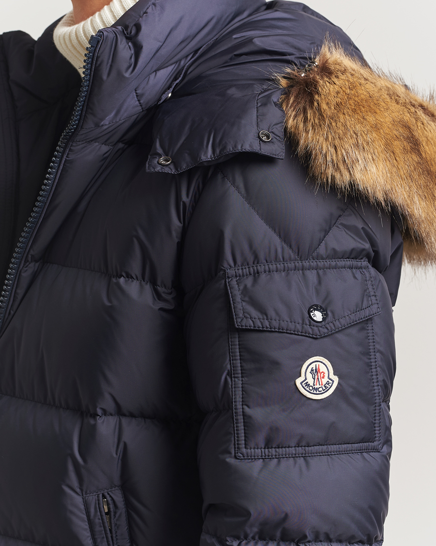 Homme | Manteaux Et Vestes | Moncler | Maya Faux Fur Jacket Navy