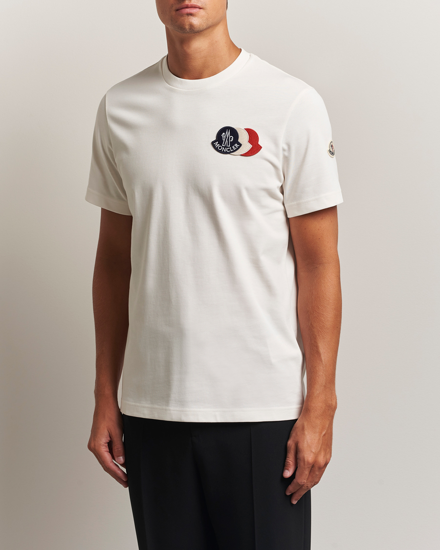 Heren | T-shirts | Moncler | Patch Logo T-Shirt White