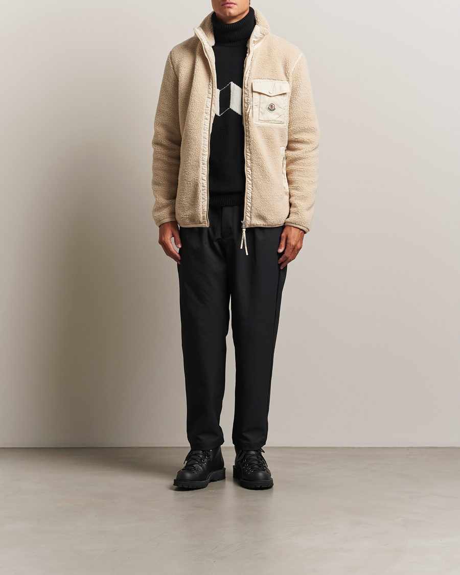Homme | Pulls Et Tricots | Moncler | Hybrid Fleece Jacket Beige