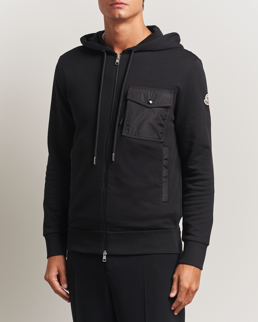Homme | Pulls Et Tricots | Moncler | Full Zip Hoodie Black