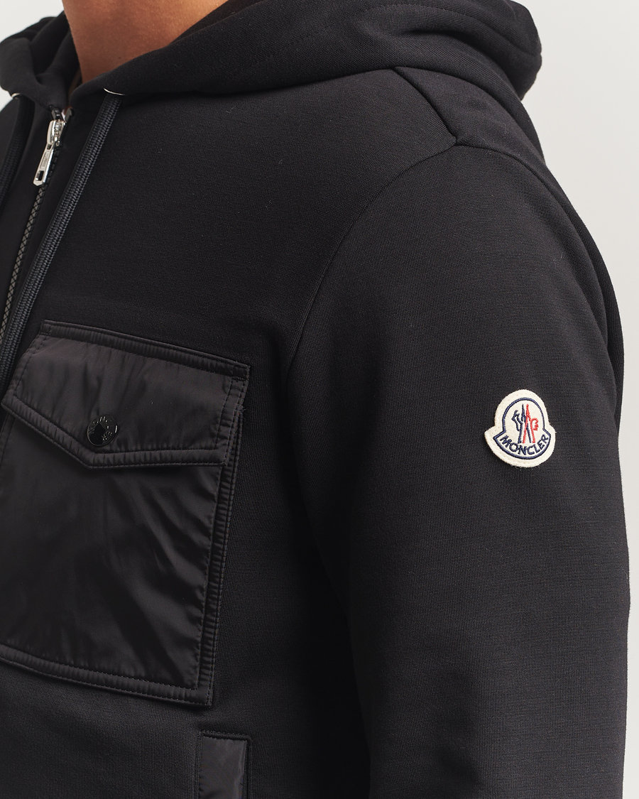 Homme | Pulls Et Tricots | Moncler | Full Zip Hoodie Black