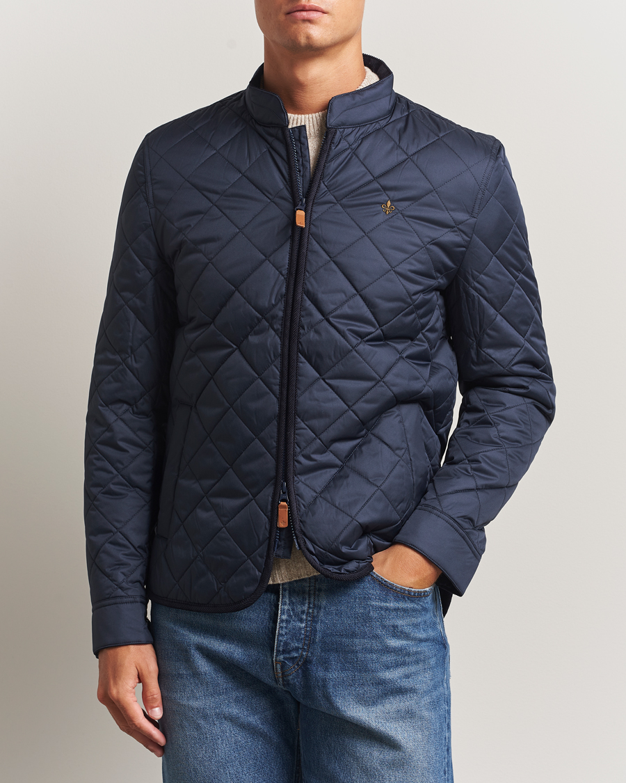 Homme | Manteaux Et Vestes | Morris | Teddy Quilted Jacket Old Blue