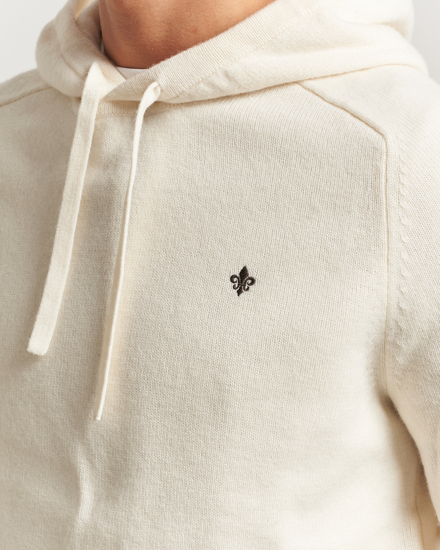Heren | Truien | Morris | Hertford Lambswool Hoodie Off White