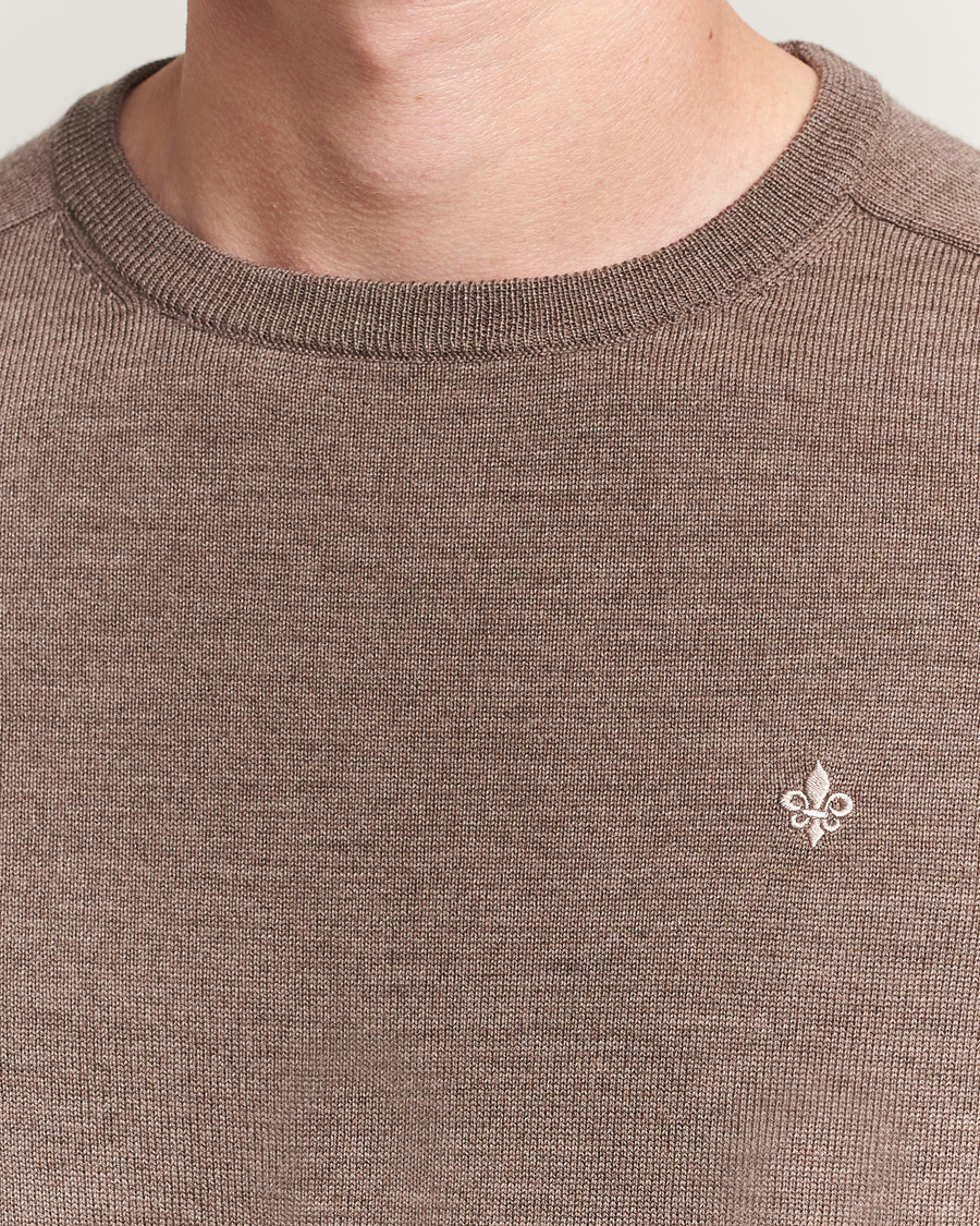 Homme | Pulls Et Tricots | Morris | Merino Oneck Light Brown