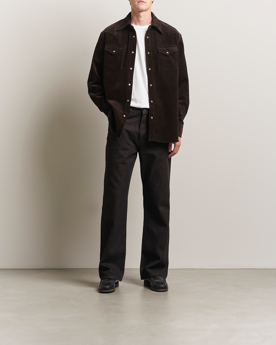 Heren | Jeans | Jeanerica | VM009 Vega Jeans Brown Rinse