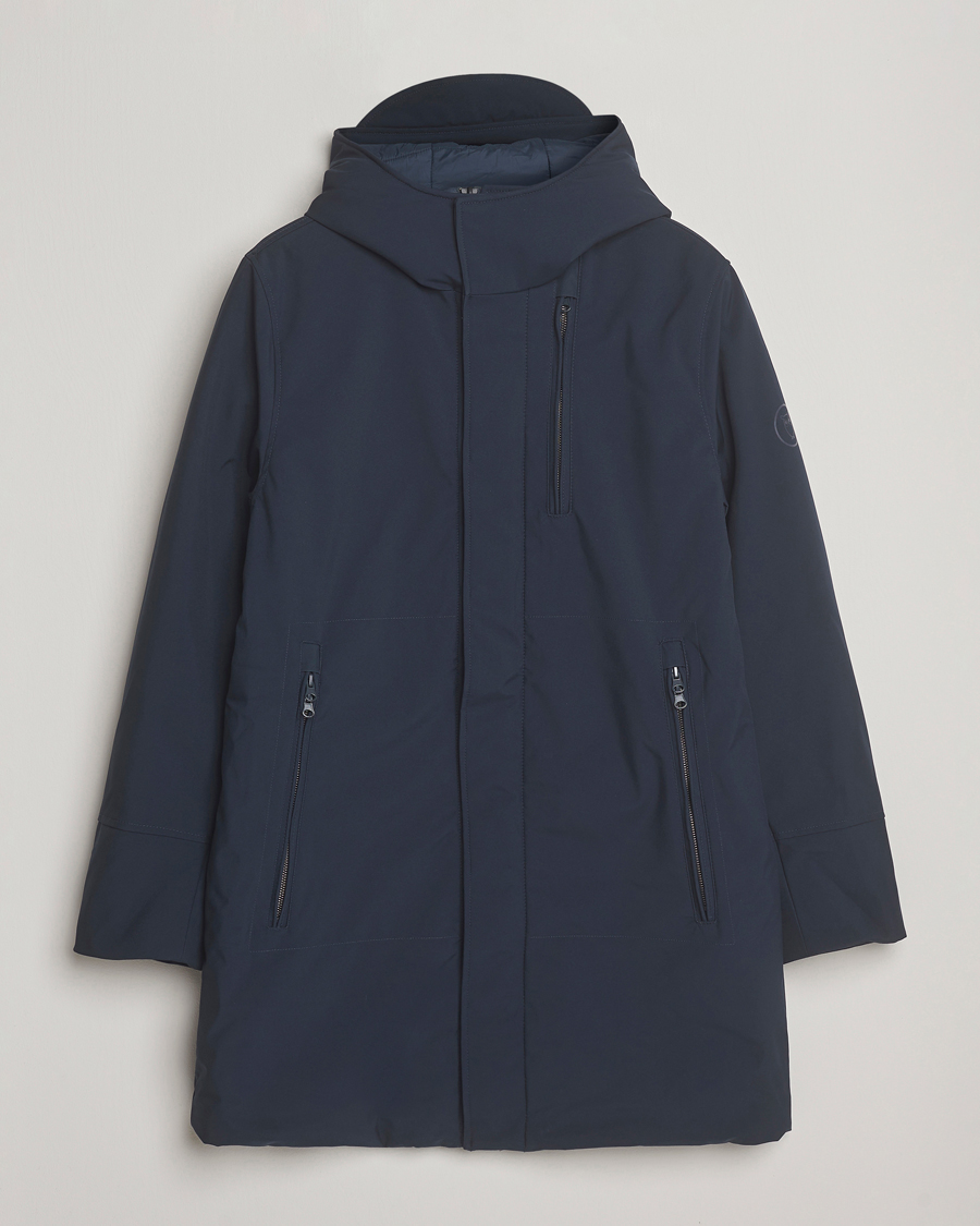 Homme | Manteaux Et Vestes | KnowledgeCotton Apparel | Climateshell Padded Jacket Navy