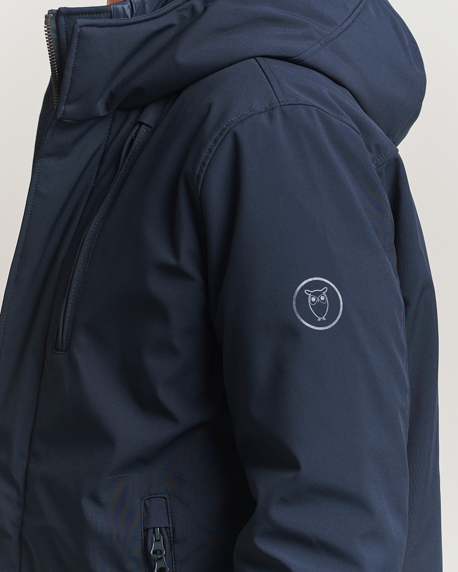 Homme | Manteaux Et Vestes | KnowledgeCotton Apparel | Climateshell Padded Jacket Navy