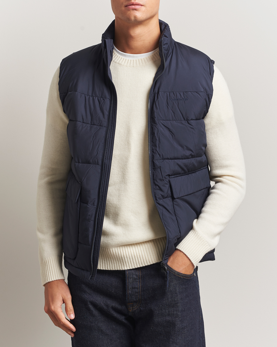 Homme | Gilets | KnowledgeCotton Apparel | Puffer Vest Night Sky