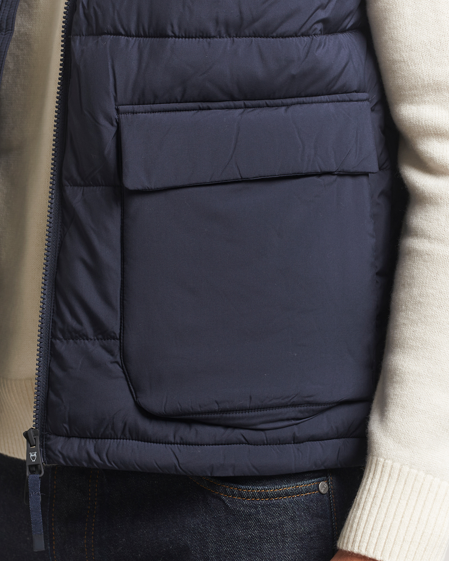 Heren | Gilets | KnowledgeCotton Apparel | Puffer Vest Night Sky