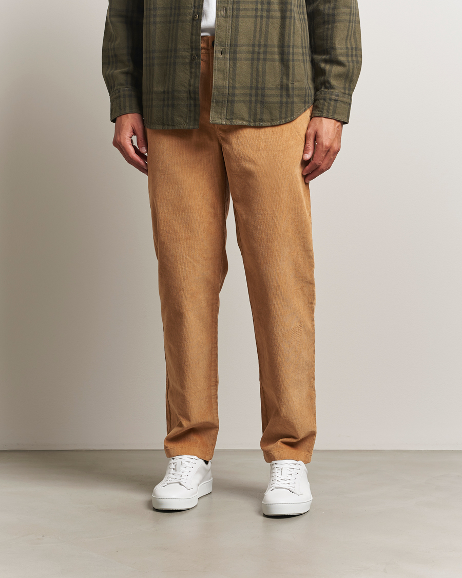 Homme | Pantalons | KnowledgeCotton Apparel | Chuck Regular Cord Trousers Cinamon