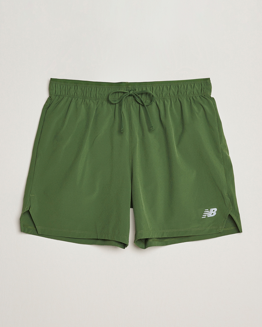 Homme | Shorts | New Balance Running | Athletics 5 RC Shorts Dark Alpine Green