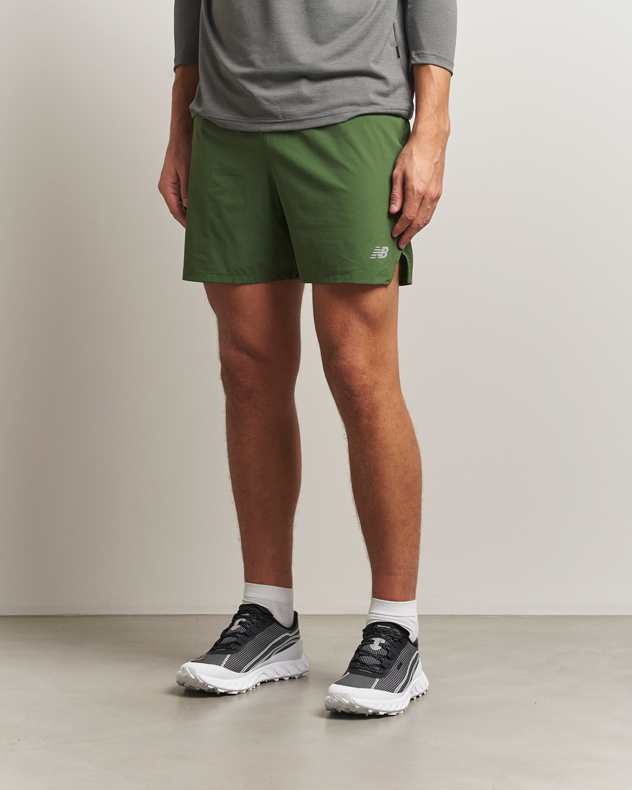 Homme | Shorts | New Balance Running | Athletics 5 RC Shorts Dark Alpine Green