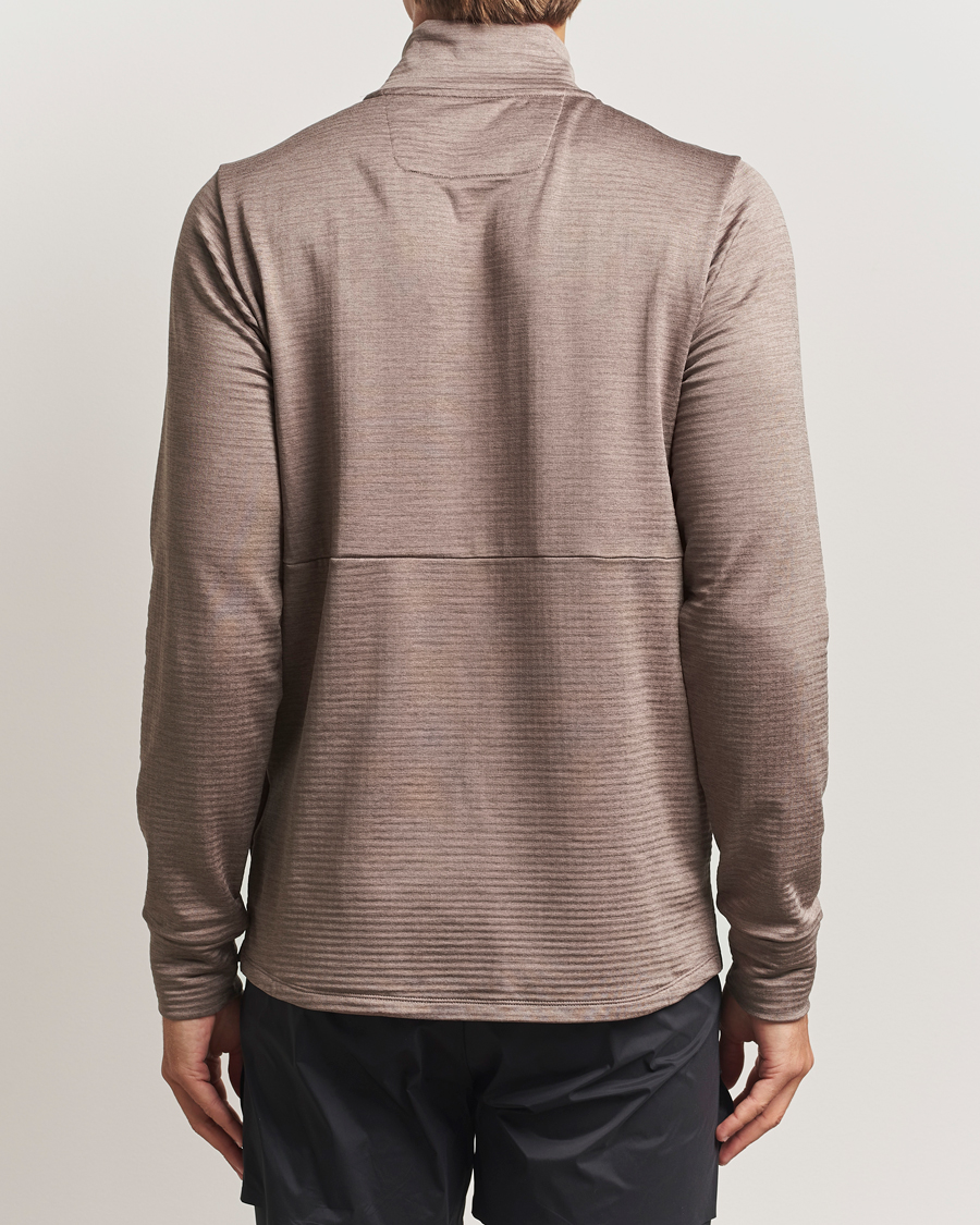 Homme | Pulls Et Tricots | New Balance Running | Heat Grid Half Zip Earth Shadow Heather