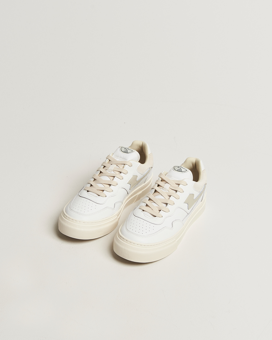 Homme | Baskets | Stepney Workers Club | Pearl S-Strike Leather Sneaker White Putty