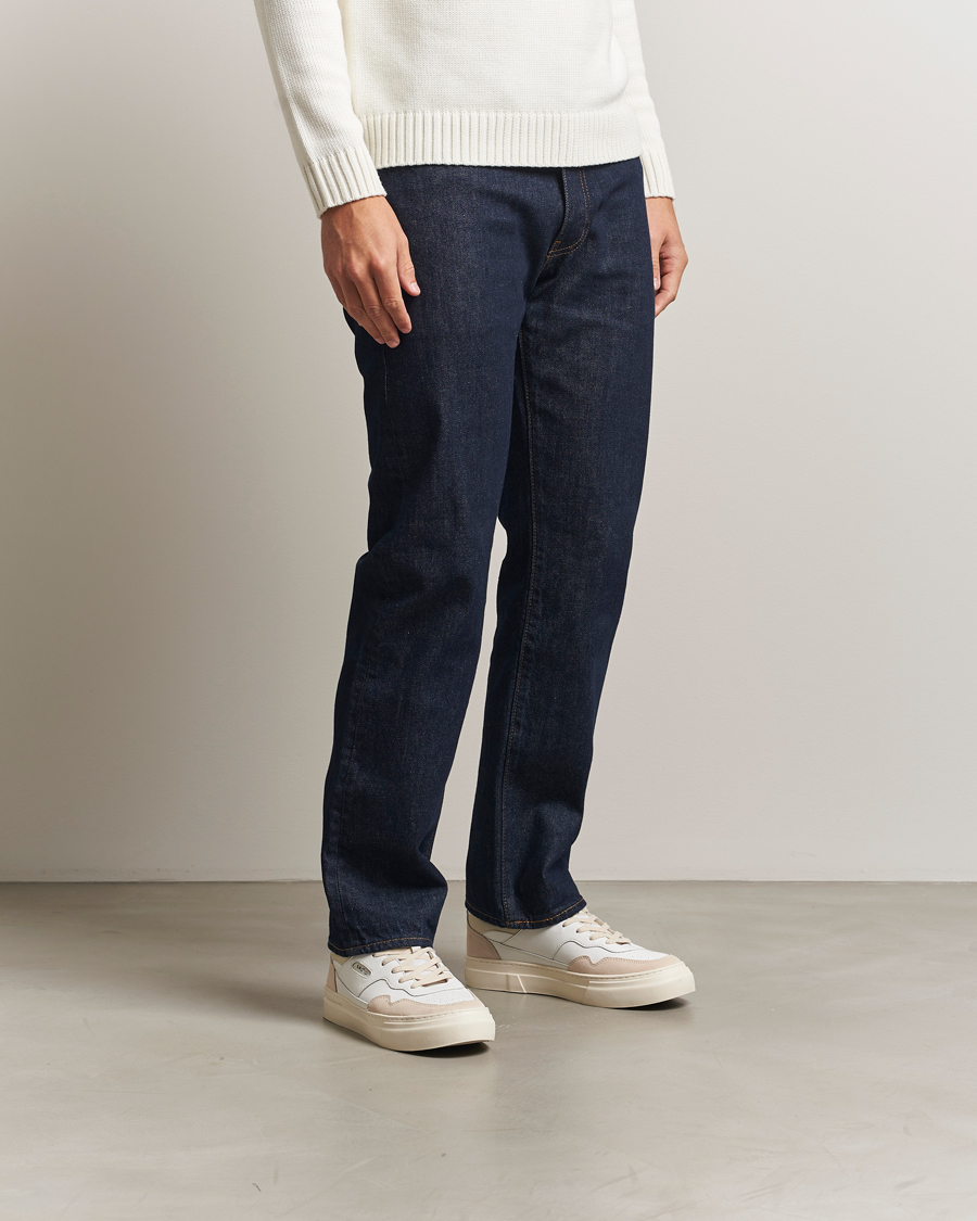 Homme | Baskets | Stepney Workers Club | Pearl Leather/Suede Mix Sneaker Spring White