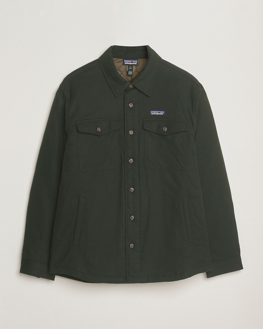 Heren | Overhemden | Patagonia | Lightweigt Insulated Fjord Flannel Shirt Green