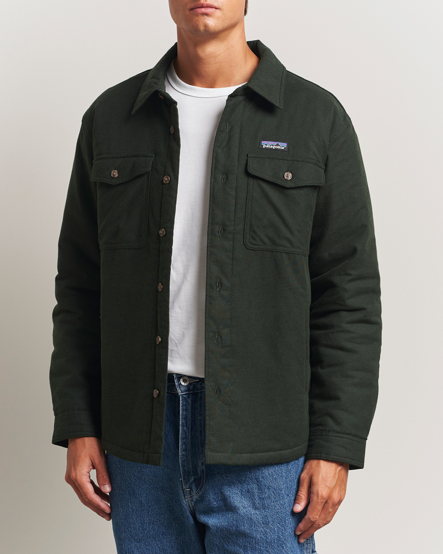 Heren | Overhemden | Patagonia | Lightweigt Insulated Fjord Flannel Shirt Green