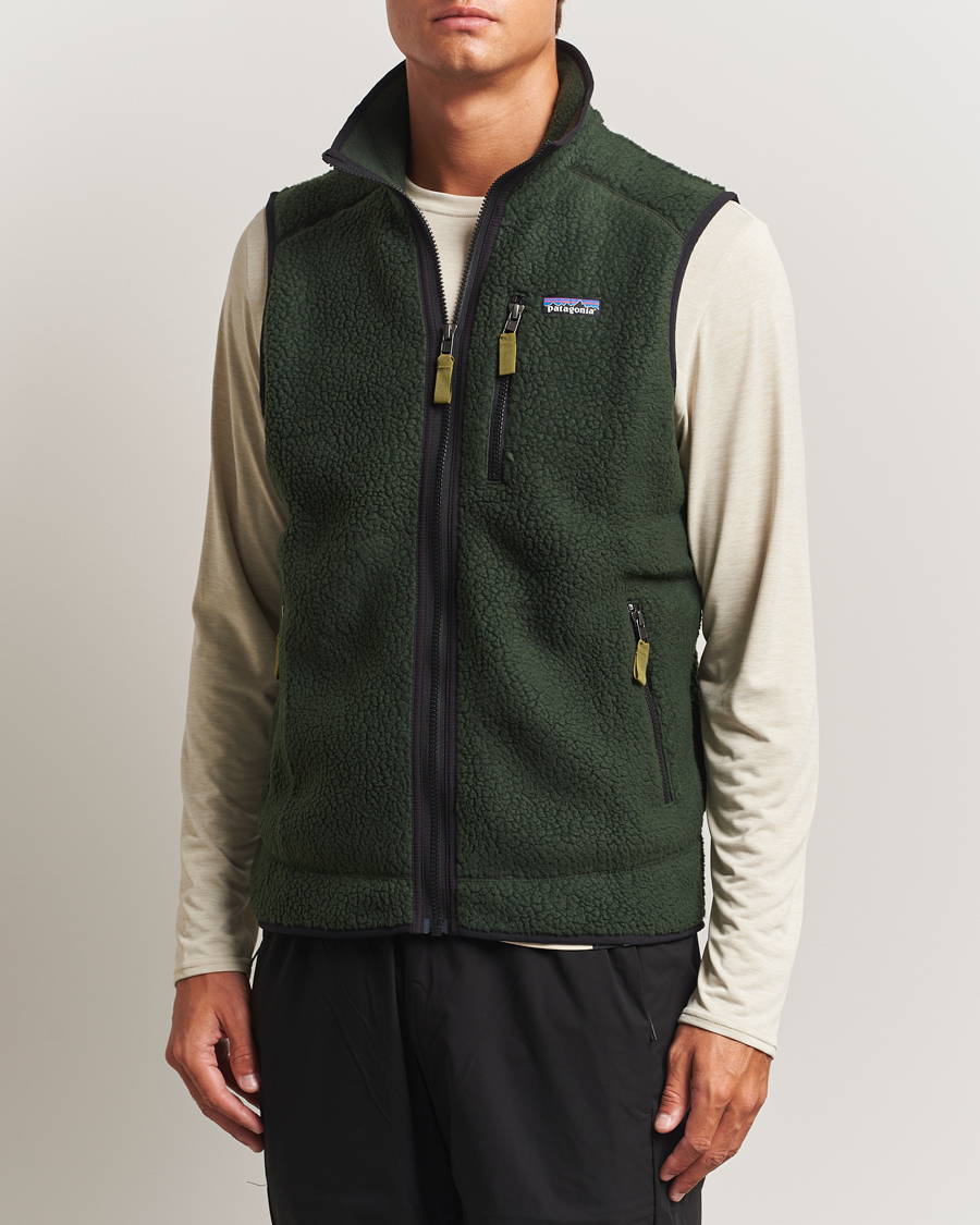 Homme | Gilets | Patagonia | Retro Pile Vest Old Growth Green
