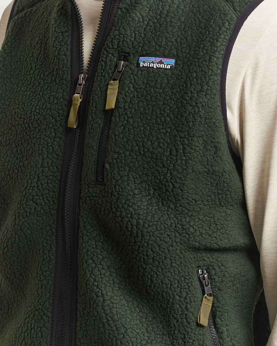 Homme | Gilets | Patagonia | Retro Pile Vest Old Growth Green