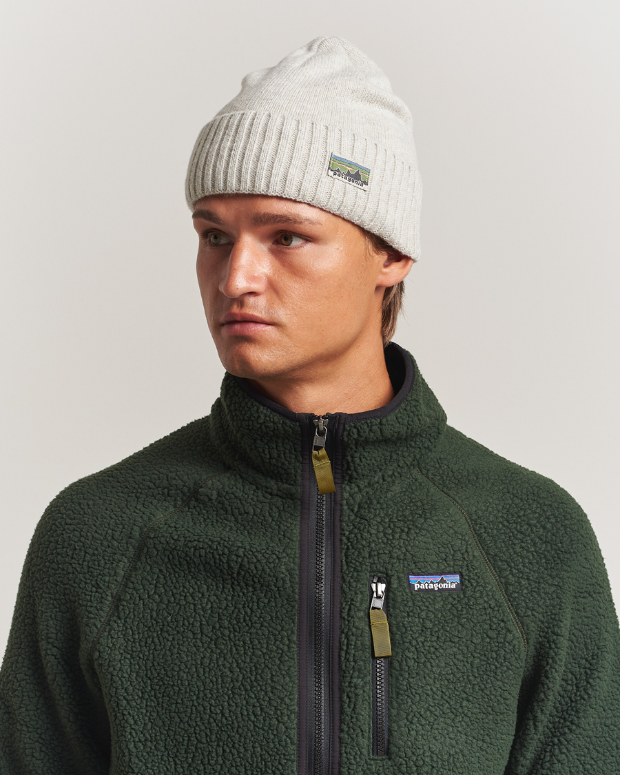 Homme | Bonnets | Patagonia | Brodeo Beanie Crisp Grey