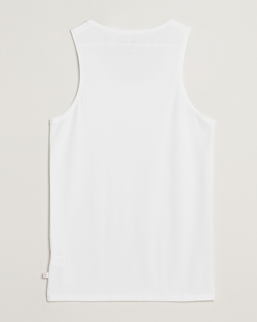 Homme | T-shirts | Derek Rose | Pima Cotton Tank Top White
