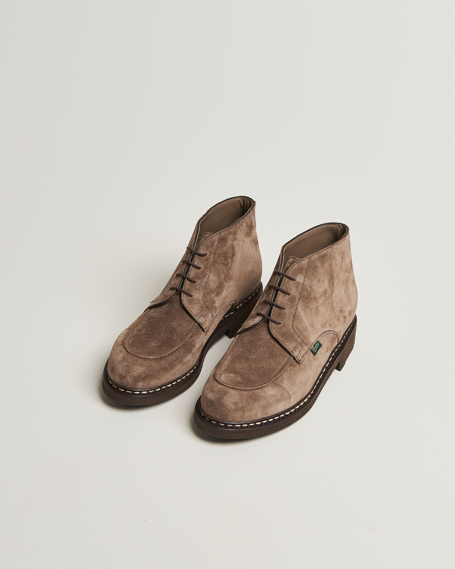 Homme | Bottes | Paraboot | Chambord Mid Derby Brown Suede