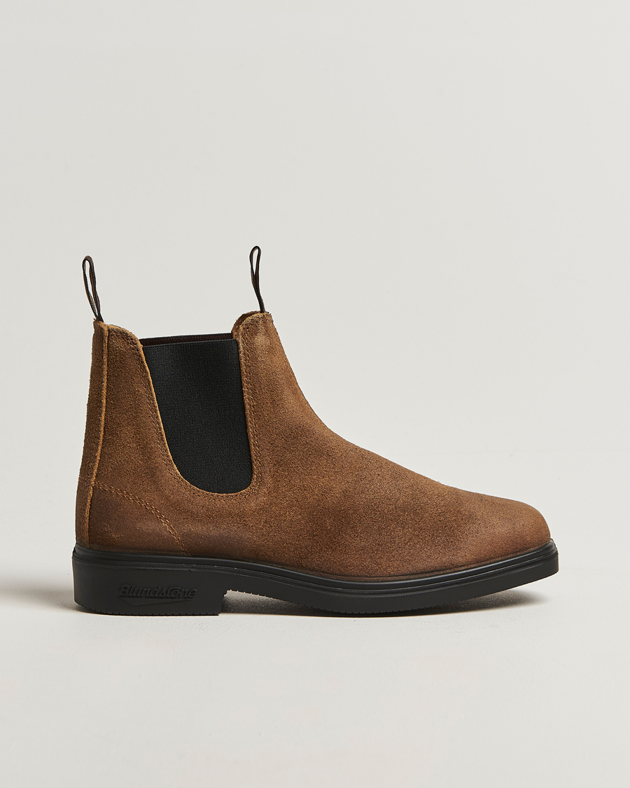 Homme | Bottes | Blundstone | 2581 Dress Waked Suede Chelsea Boot Tobacco