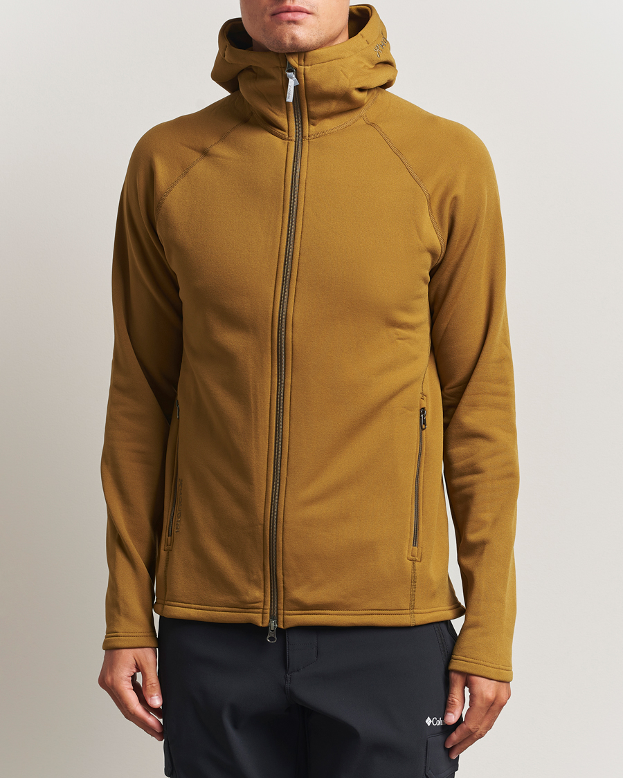 Homme | Pulls Et Tricots | Houdini | Power Up Houdi Greenish Gold