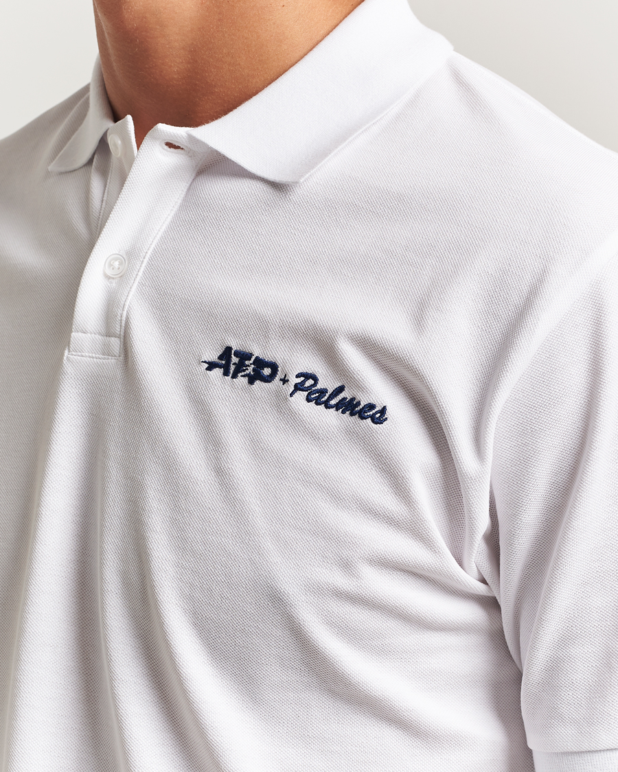Homme | Polos | Palmes | ATP Tour Polo White