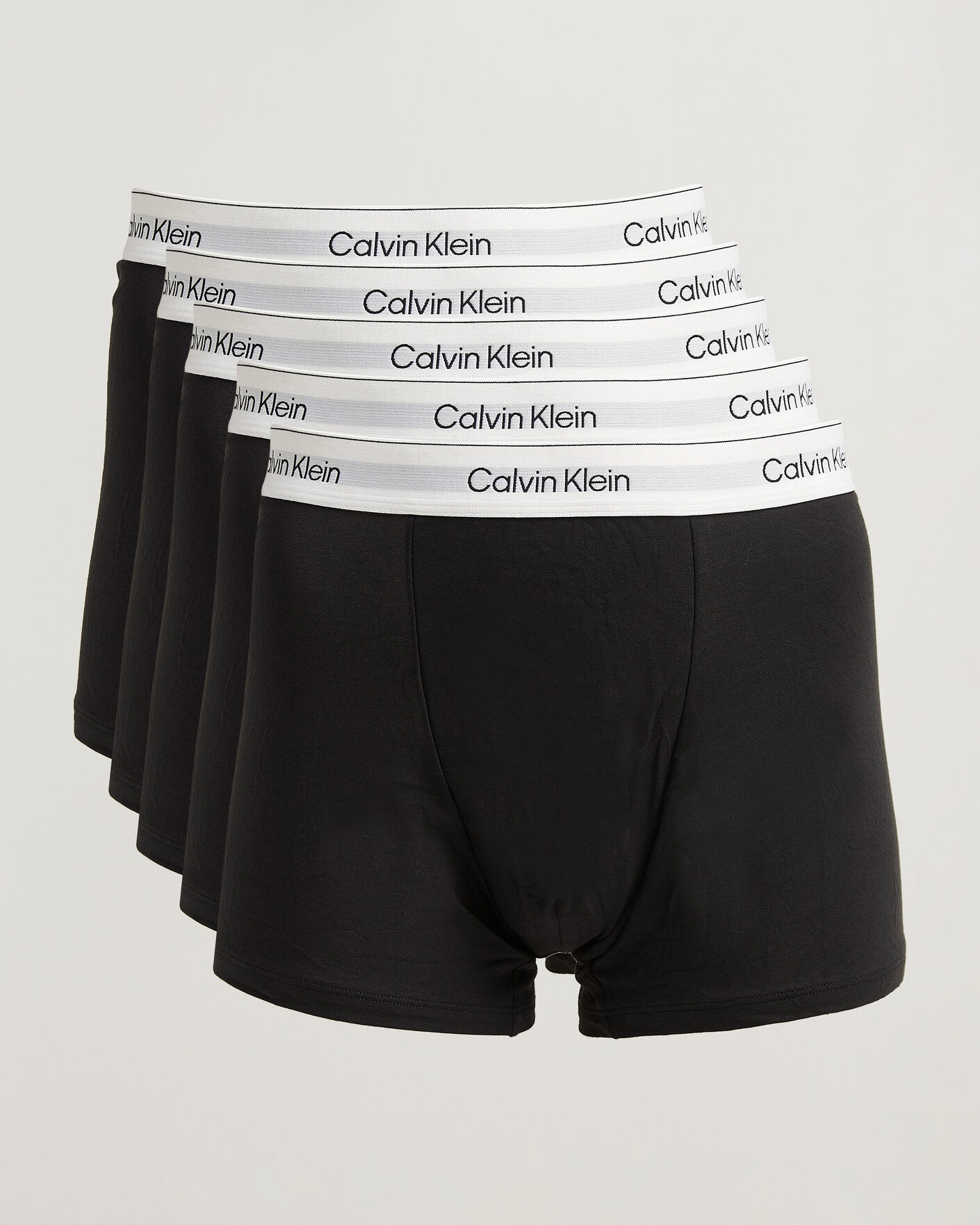 Homme | Sous-Vêtements Et Chaussettes | Calvin Klein | 5-Pack Icon Cotton Stretch Relaxed Trunk Black