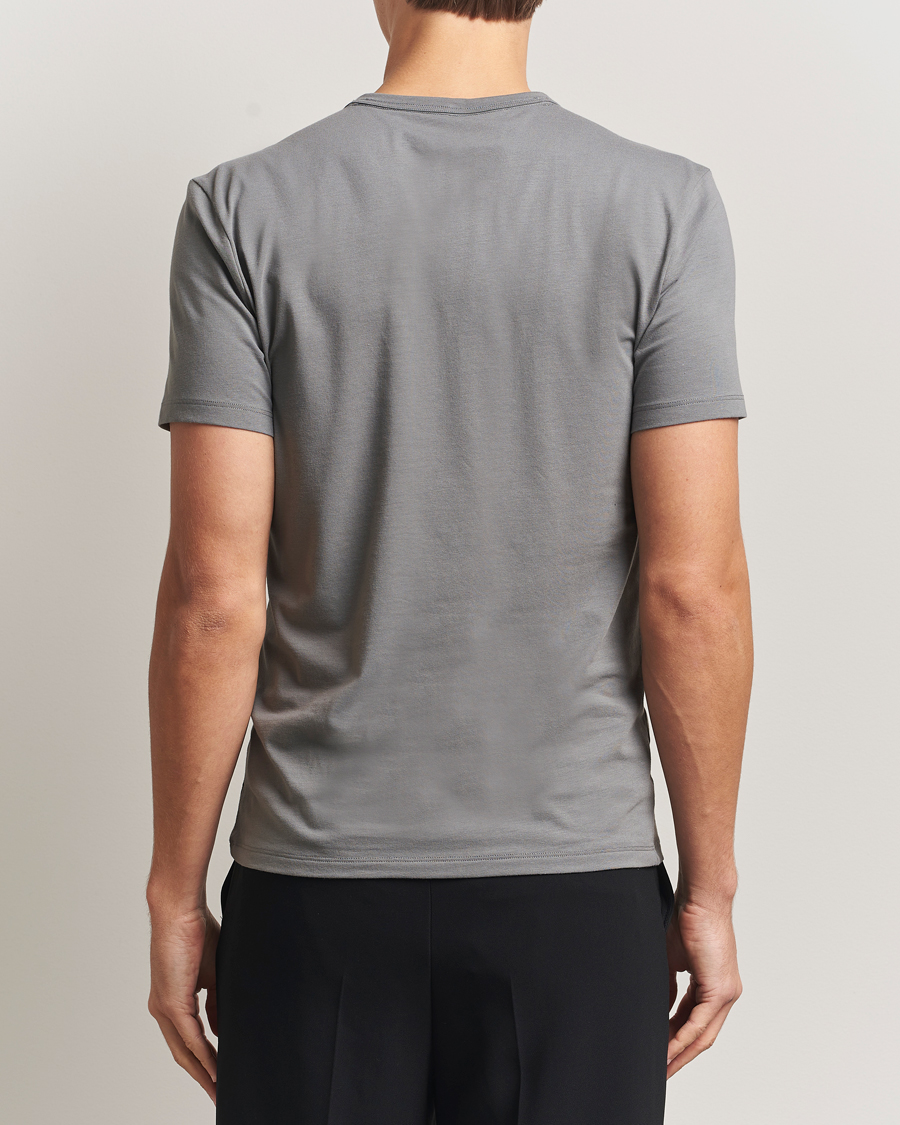 Homme | T-shirts | Calvin Klein | 3-Pack Cotton Stretch Crew Neck T-Shirt Grey/White/Blue