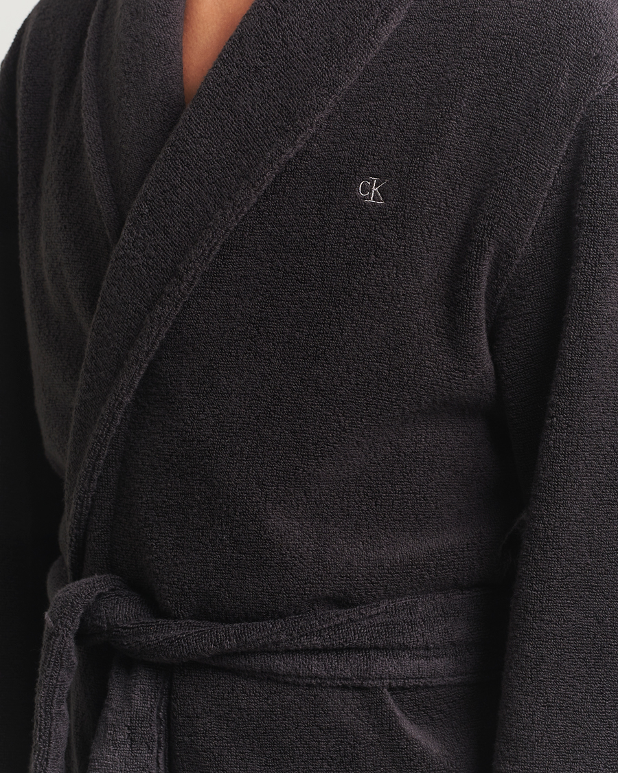 Homme | Peignoirs Et Pyjamas | Calvin Klein | French Terry Robe Black
