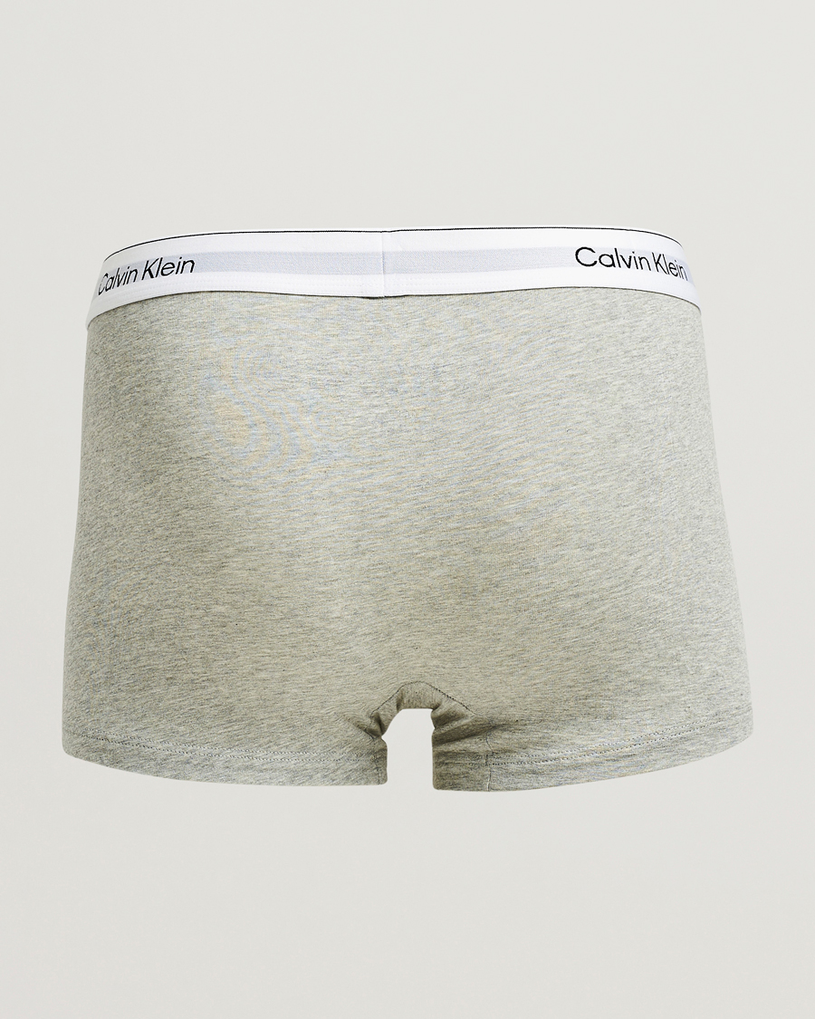 Heren | Ondergoed | Calvin Klein | 3-Pack Icon Cotton Stretch Trunk Grey/Black/White