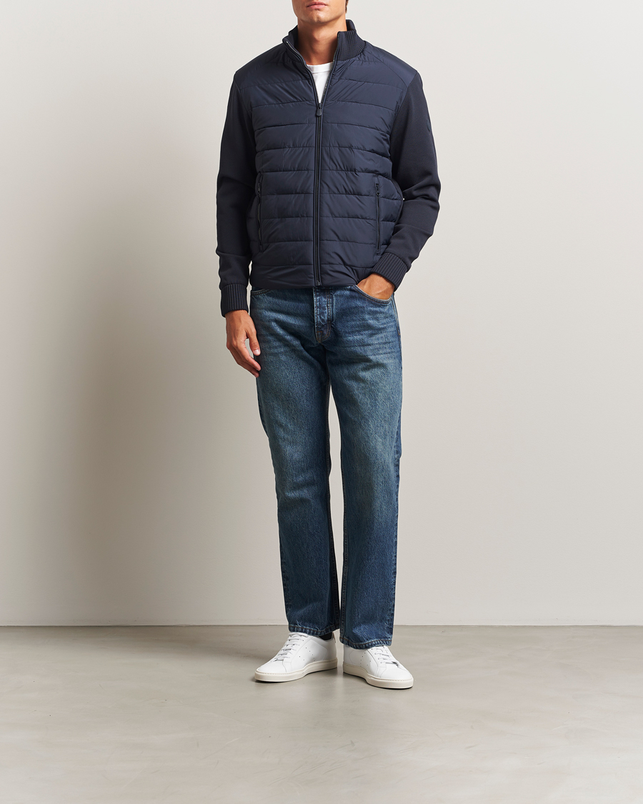 Heren | Jassen | Save The Duck | Sedum Hybrid Jacket Blue Black