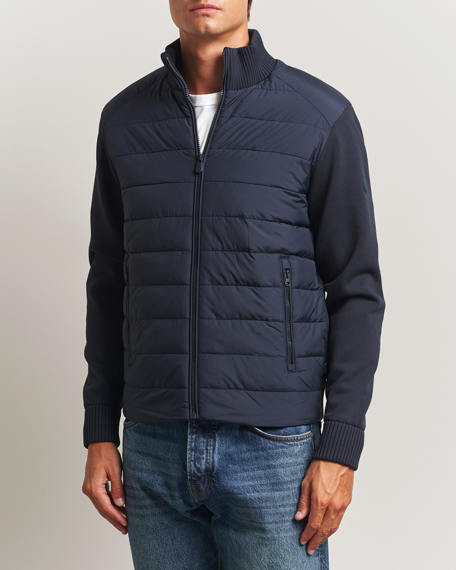 Heren | Jassen | Save The Duck | Sedum Hybrid Jacket Blue Black